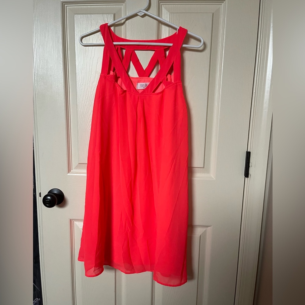 Peach Love California Women’s Sleeveless Casual Dress - Small